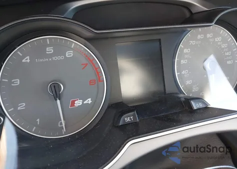 2013 Audi S4 3.0T Premium Plus from USA, damaged, VIN WAUBGAFL6DA104341